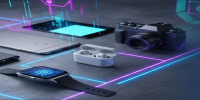 Electronics category featuring gadgets and tech products