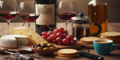 Food and Drinks category featuring gourmet and beverage items